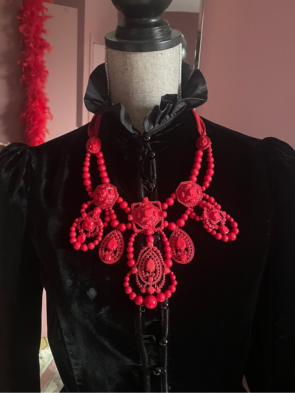 RED LANVIN X H&M COLLAB FALL 2010